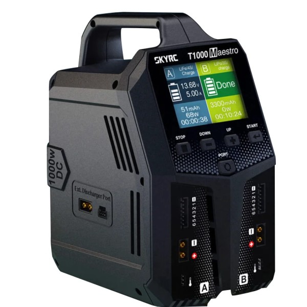Cargador de alta potencia SKRYC T1000 con dispositivo de descarga BD350 Inserción de dos filas para la innovación de drones de carreras